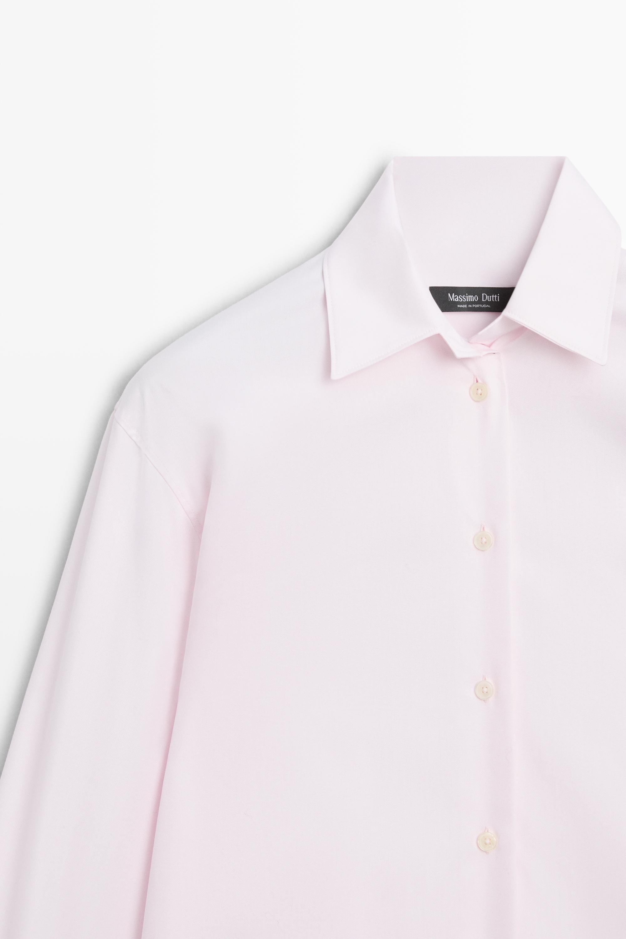 Chemise en popeline 100 % coton